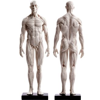 экорше, мышцы, скелет, фигруа, мужчина, человек, голый, тело, строение, мужик, без кожи, статуя