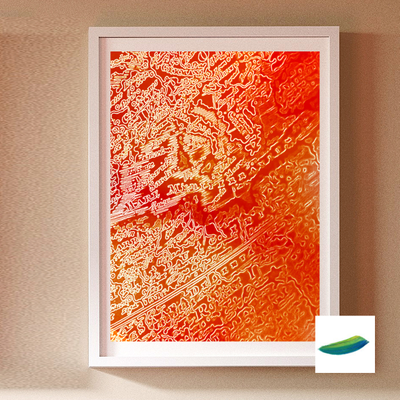 Пара постеров «Карта. Карибский бассейн и Южная Америка» и «Карта. Средиземноморье и Северная Африка» из коллекции «Странствия»