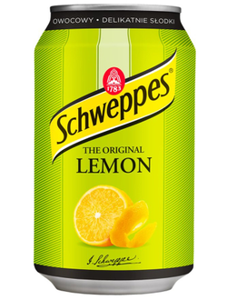Газированный напиток Швепс  Лимон 330мл (24)