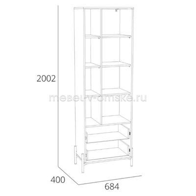 Шкаф Нуар - 011.78
