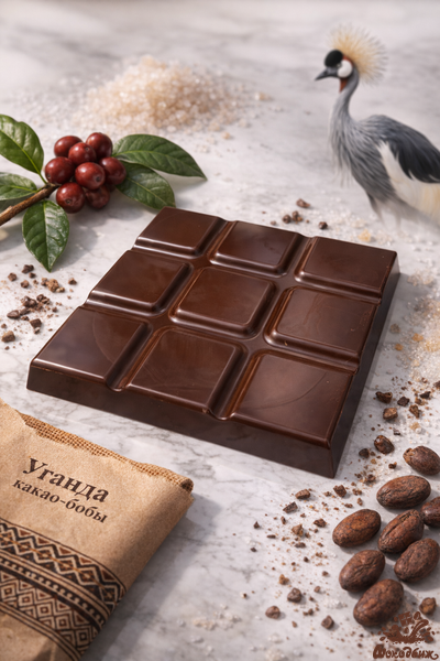 Темный 70% шоколад Уганда Semuliki Forest плитка 50 г