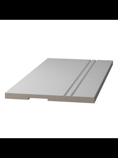 Плинтус Ultrawood BASE 5902 i, ЛДФ-декор, влагостойкий, ударопрочный, 2м, под покраску.
