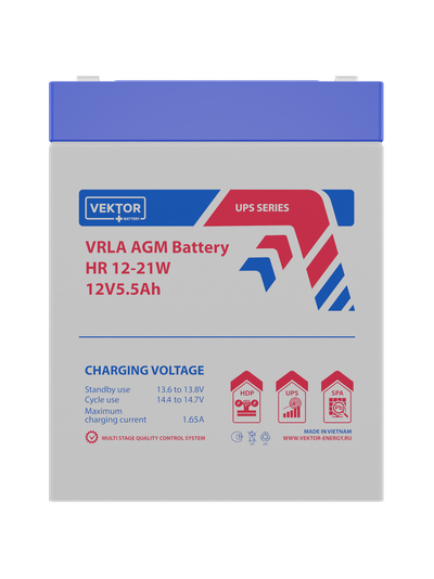 Аккумулятор свинцово-кислотный HR 12-21W