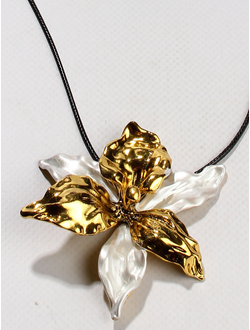 Подвеска "Лилия" золото