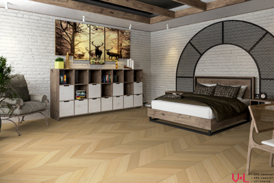Кварцвиниловая плитка Damy Floor Chevron LVT Тюильри / Tuileries DF03-Ch-LVT