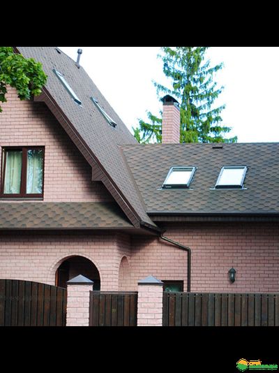 Гибкая черепица Ruflex Sota (Руфлекс Сота) цвет: Темный шоколад