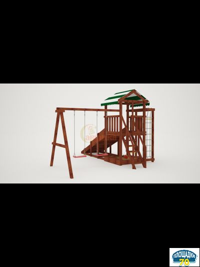 Детская площадка Савушка Мастер 5 (Махагон) 4 сезона