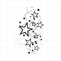 Фоновый штамп звездное небо