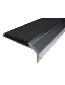 Угол порог алюминиевый с противоскользящей резиновой вставкой, 3м