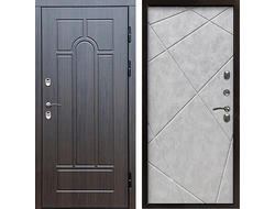 Дверь терморазрыв Модена венге-Лучи бетон светлый