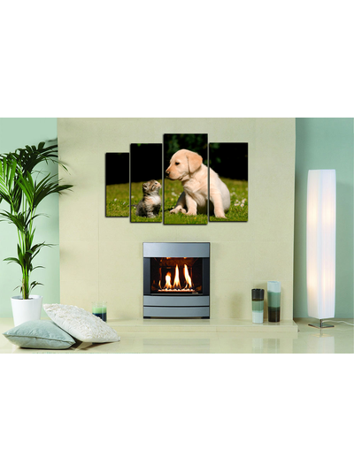 Модульная картина "Маленькие друзья"