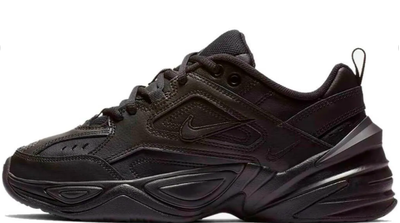 Nike M2K Tekno (черные кожа)