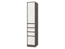 Спальня МИЛАНА - Секция №29 Пенал Ясень анкор/Дуб эльза