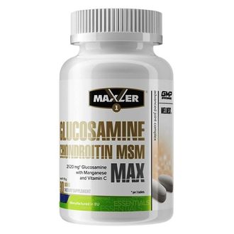 (Maxler) Glucosamine-Chondroitin-MSM MAX - (90 таб)