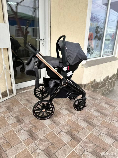 Детская коляска 3 в 1 Luxmom 788 Серый