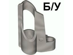 ! Б/У - Technic, Panel Fairing # 5 Small Short, Large Hole, Side A, Pearl Light Gray (32527 / 4169195) - Б/У