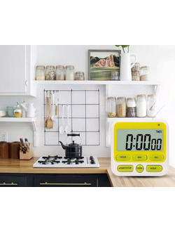 Электронный таймер Kromatech JS-193 (бело-зеленый)