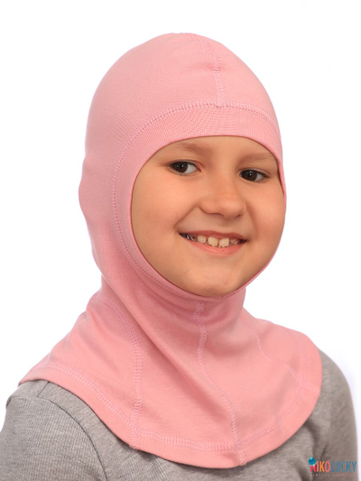 Шапка-шлем 23301-02 95%хлопок 5%лайкра, розовый 44-46