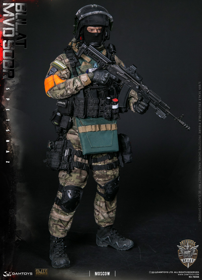 Спецназ МВД СОБР "Булат" - Коллекционная фигурка 1/6 scale RUSSIAN SPETSNAZ MVD SOBR - BULAT MOSCOW Action Figure (DAM 78066) - DAMTOYS