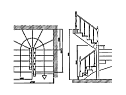 Деревянная лестница. Вариант №5