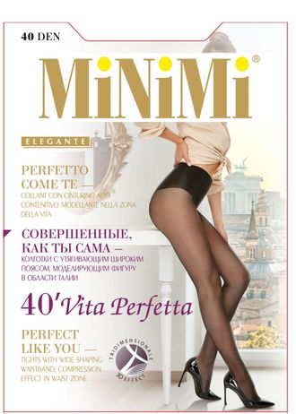 Колготки женские утяжка по талии MiNiMi Vita Perfetta 40 den