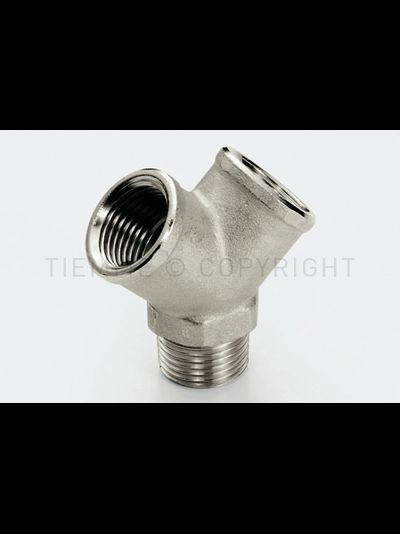 Тройник переходной Tiemme 1574 Y-образный фитинг 1/2 ВР x 1/2 НР x 1/2 ВР