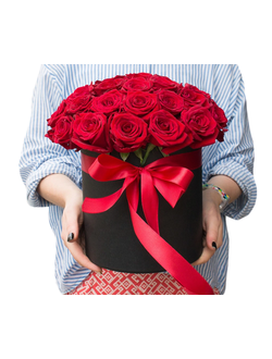 Розы в шляпных коробках