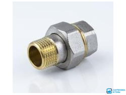 Разъемное соед.(американка) прямая VIEIR 11/2'' вр/нр никель