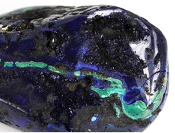 Азурит, Малахит, Азуромалахит, полировка крупная, Россия (70*42*33 мм, 163 г) №35631