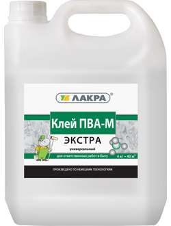 Клей ПВА Универсальный Экстра (Лакра) 4кг