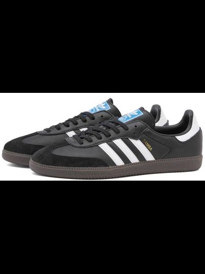 Adidas Samba Black White Leather