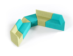 Диван "Оригами" 7-местный модульный, ткань