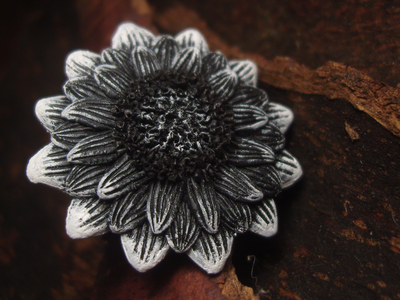 Кольцо "Цветок Угля и Пепла"