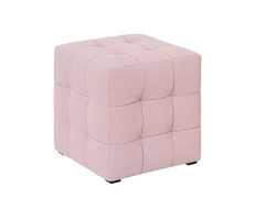 Пуф Тип 1 Велюр пудровый