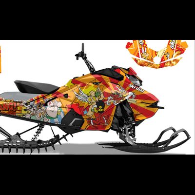 Наклейки на снегоход G4 GEN4 SKI DOO Summit 2017 - 2021 №4521-1
