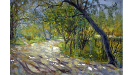 Сазонов Н.С. Осень в парке 1959г. Холст, масло 60Х90 (895)
