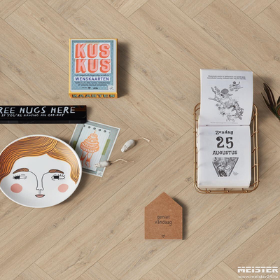 Ламинат Meister LS350 Дуб Сэнд Клиф 7122 32 класс толщина 10 мм с фаской 1.552 м2