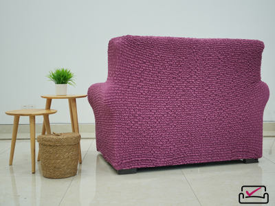 Чехол на 2хм диван Микрофибра Малберри. Защита для мягкой мебели от животных.