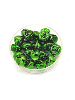 Бубенчик 8 мм звонкий, зеленый