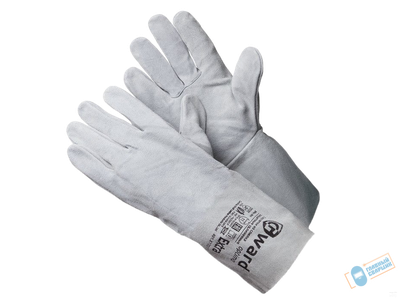 Краги спилковые (серые) б/п GWARD Extra (251)