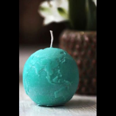 Свеча "Мир" Бирюза