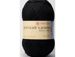 Пряжа Детский хлопок фирмы Пехорка цвет Черный