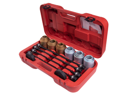 Набор оправок для монтажа и демонтажа сайлентблоков, кейс, 26 предметов МАСТАК 110-20026C