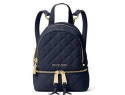 Рюкзак Michael Kors Rhea стеганый синий