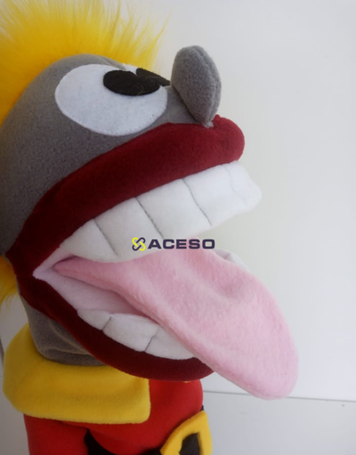 Логопедическая кукла-перчатка Том большой (управляется рот и язык), 40 см