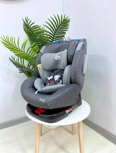 Автокресло Luxmom 277 (Isofix, 0-36 кг, 0-12 лет) Светло-серый
