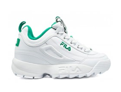 Кроссовки FILA DISRUPTOR 2 Бело-Зеленые  (36-40)