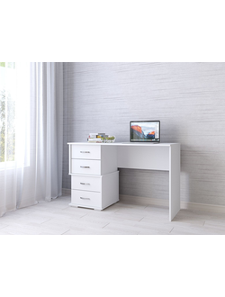 Стол письменный Сити-2 белый (ТЭКС)
