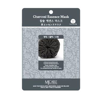 Маска тканевая древесный уголь Charcoal Essence Mask 23гр