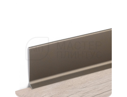 Плинтус алюминиевый Русский профиль, высота 60мм. длина 2.5м. цвет шампань